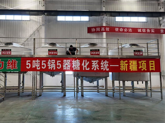 忻府精酿啤酒设备厂—5吨精酿啤酒设备—新疆项目